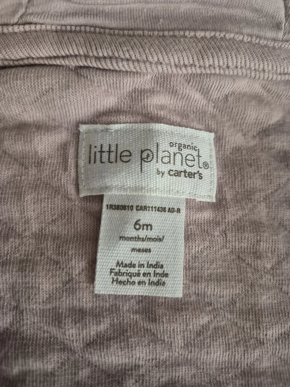 Little Planet by Carter's Organic Quilted Hooded Jumpsuit 6M